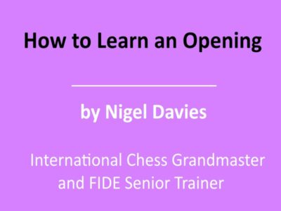 How to Learn an Opening